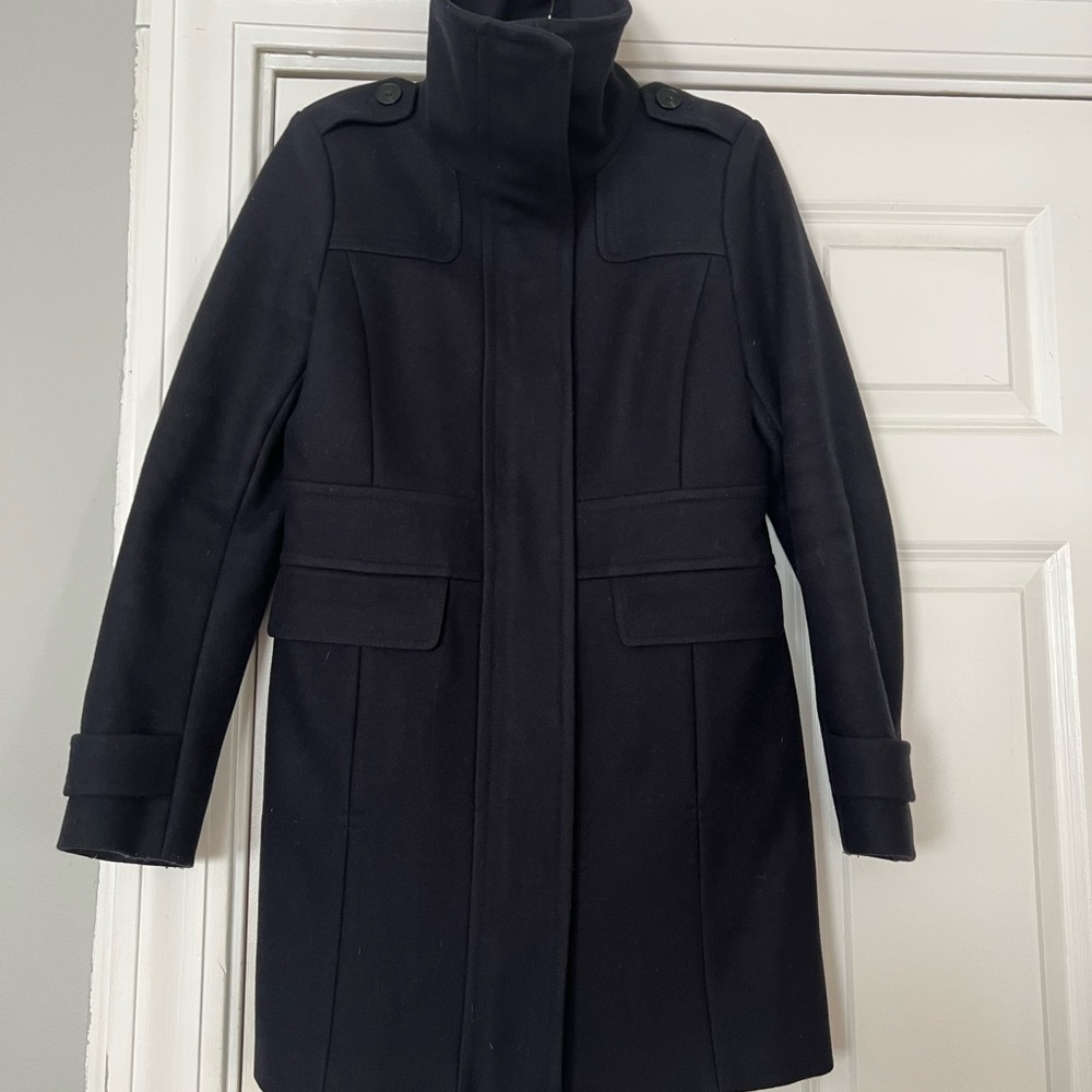 Comptoire des Cotonniers black wool coat